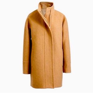 Jcrew City Coat Caramel Acorn Size 0